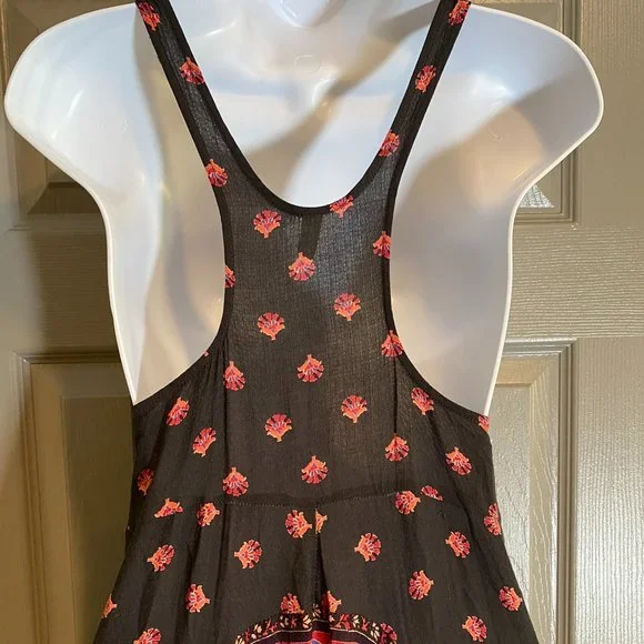 Free People Intimates Boho Floral Razor back Maxi Dress - Picture 7 of 8